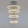 Миниатюра фото подвесная светодиодная каскадная люстра с пультом ду citilux etera cl322090 | 220svet.ru