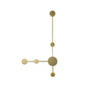 Миниатюра фото настенный светодиодный светильник inodesign geometry gold 44.9050 | 220svet.ru