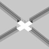 Миниатюра фото коннектор x-образный для профиля maytoni elasity ip o-tr001-cc-w | 220svet.ru