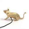 Миниатюра фото настольная лампа mouse lamp lyie down gold usb seletti | 220svet.ru