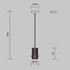 Миниатюра фото подвесной светодиодный светильник maytoni pilastro mod430pl-l5w3k | 220svet.ru