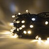 Миниатюра фото гирлянда нить 10м тепло-белая с мерцанием белого диода 24в, 100 led, провод черный каучук 2,3мм, ip65 ltc eco100blw-1-1ww | 220svet.ru