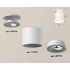Миниатюра фото комплект накладного светильника ambrella light techno spot xs7401063 swh белый песок (n7925, c7401, n7110) | 220svet.ru