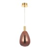 Миниатюра фото подвесной светодиодный светильник crystal lux gaudi sp4w led copper | 220svet.ru