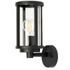 Миниатюра фото уличный настенный светильник arte lamp toronto a1036al-1bk | 220svet.ru