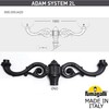 Миниатюра фото консоль для паркового фонаря fumagalli adam sys 2l  000.000.m20.a0 | 220svet.ru