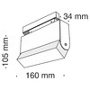 Миниатюра фото трековый светодиодный светильник maytoni track lamps tr013-2-10w3k-b | 220svet.ru