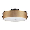 Миниатюра фото потолочный светодиодный светильник lumion drumy 6597/40l черный, античная латунь | 220svet.ru