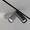 Миниатюра фото трековый светодиодный магнитный светильник maytoni focus led exility tr032-4-20wtw-m-dsz-b | 220svet.ru