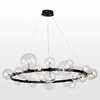 Миниатюра фото подвесная люстра lussole bubbles lsp-8396 | 220svet.ru