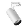 Миниатюра фото трековый светодиодный светильник ideal lux quick 15w cri80 30 4000k wh on-off | 220svet.ru