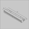 Миниатюра фото трековый магнитный светодиодный светильник maytoni parete tr106-2-12w3k-b | 220svet.ru