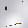 Миниатюра фото подвесной светодиодный светильник arte lamp furud a2124sp-1bk | 220svet.ru