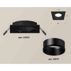Миниатюра фото комплект встраиваемого светильника ambrella light techno spot xc6521002 sbk черный песок (c6521, n6111) | 220svet.ru