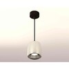 Миниатюра фото комплект подвесного светильника ambrella light techno spot xp1143001 psl/sbk серебро полированное/черный песок (a2302, c1143, n7032) | 220svet.ru