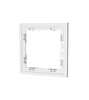 Миниатюра фото рамка пластиковая на 1 пост voltum s70 vls100102 (белый матовый) | 220svet.ru