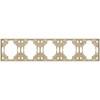 Миниатюра фото рамка для розеток и выключателей эра arktik 16-5005-04 на 5 постов шампань б0070587 | 220svet.ru