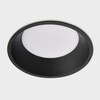 Миниатюра фото встраиваемый светодиодный светильник italline it06-6012 black 4000k | 220svet.ru
