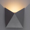 Миниатюра фото настенный светодиодный светильник arte lamp busta a1609ap-1gy | 220svet.ru
