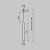 Миниатюра фото трековый магнитный светодиодный светильник maytoni focus led flarity tr155-1-5w4k-bs | 220svet.ru
