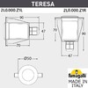 Миниатюра фото уличный встраиваемы светильник fumagalli teresa 2l0.000.000.lxz1l | 220svet.ru