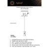 Миниатюра фото подвесной светодиодный светильник aployt charlayn apl.771.06.08 | 220svet.ru