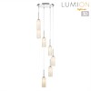 Миниатюра фото подвесная люстра каскадная lumion tracy 8270/7a хром | 220svet.ru