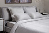 Миниатюра фото пододеяльник тенсель серый 220*200 garda decor 144hf-10312 | 220svet.ru