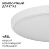 Миниатюра фото накладной светодиодный светильник ogm o18-151 | 220svet.ru