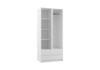 Миниатюра фото шкаф woodville мадера белый эггер 497484 | 220svet.ru