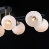 Миниатюра фото потолочный светильник illumico il0790-8csq-25 bk ab trento | 220svet.ru