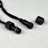 Миниатюра фото гирлянда нить 10м белая 24в, 75 led, провод черный каучук, ip65 ltc ll75-1-1w | 220svet.ru