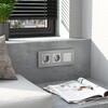 Миниатюра фото рамка из металла на 3 поста алюминий werkel alumax w0033506 | 220svet.ru