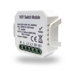 Миниатюра фото wi-fi реле-выключатель одноканальное denkirs 1x2300вт/250вт для led rl1001-sm | 220svet.ru