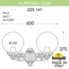 Миниатюра фото светильник уличный настенный fumagalli porpora/g250 g25.141.000.bxf1r | 220svet.ru