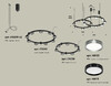 Миниатюра фото подвесной светильник ambrella light diy spot techno ring xr92091210 | 220svet.ru