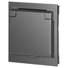 Миниатюра фото розетка эра arktik 16-2103-06 с заземлением 2p+e schuko со шторками с крышкой 16а-250в графит б0070439 | 220svet.ru