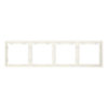Миниатюра фото рамка пластиковая на 4 пост voltum s70 vls100413 (хлопок) | 220svet.ru