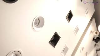 Миниатюра фото встраиваемый светильник crystal lux clt 032c1 wh | 220svet.ru